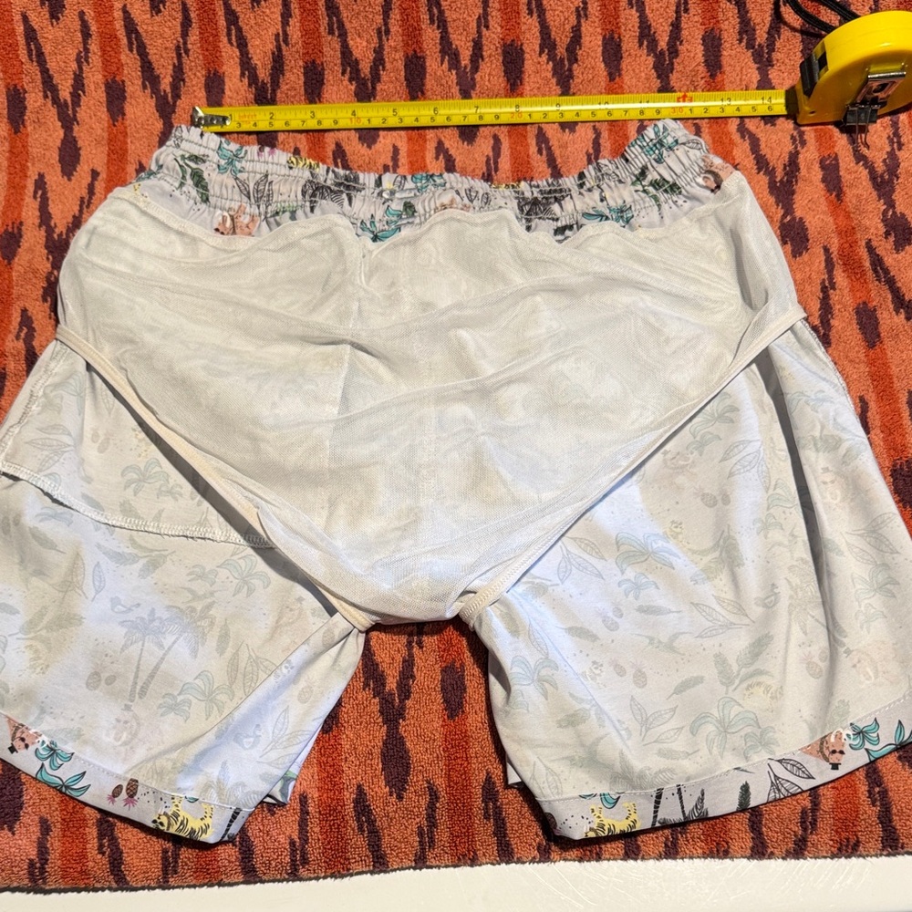 Baja llamaTropical Print Men's swimming athletic Shorts - Picture 9 of 11